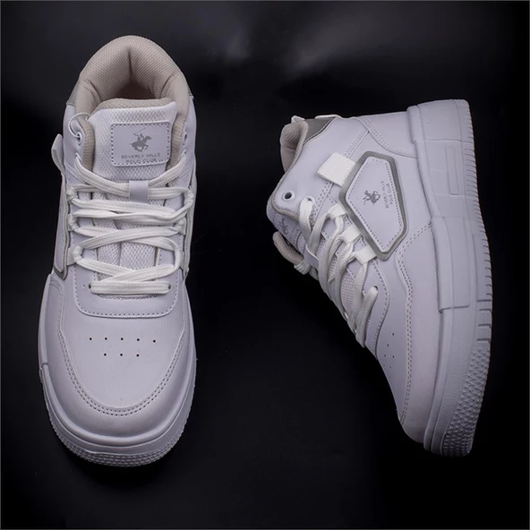 Polo Club Beyaz Unisex Uzun Boğaz Hafif Sneaker PO 30108 - 6