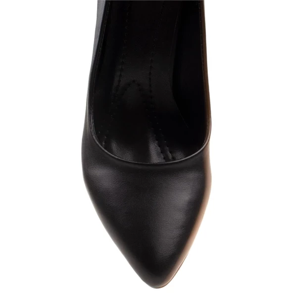 M2S Siyah Düz Sade Klasik Ayakkabı - Resim 5