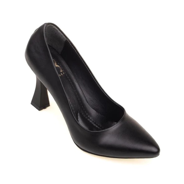 M2S Siyah Düz Sade Klasik Ayakkabı - Resim 6