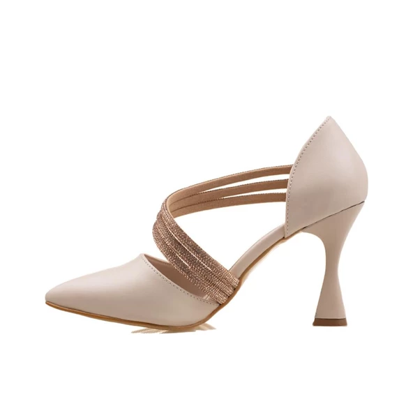 M2S Krem Tove Klasik Ayakkabı - Resim 3