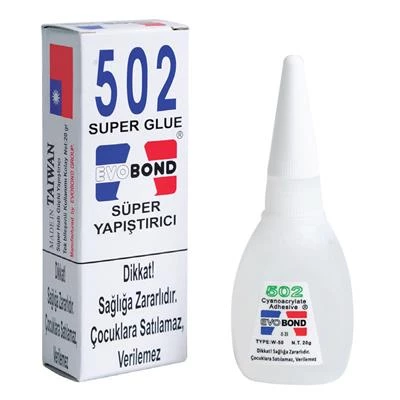 Evobond 502 Super Glue Süper Yapıştırıcı