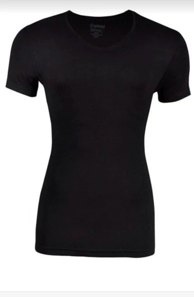 YILDIZ 481 ERKEK BAMBU V YAKA KISA KOL ATLET 12 ADET - Resim 2