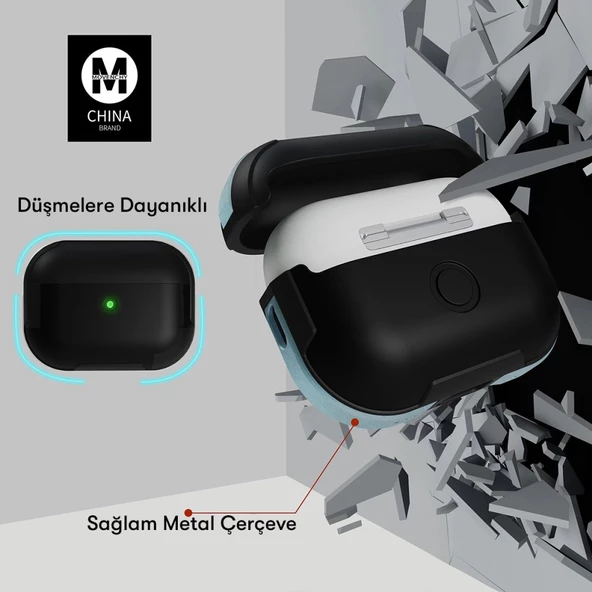 Apple Airpods Pro 2. Nesil ile uyumlu Kılıf Armour Defens Case A8 - 11