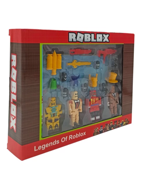 Oyuncak Roblox Figürleri Legends Of Roblox 4 Karakterli Aksesuarlı Set - 2