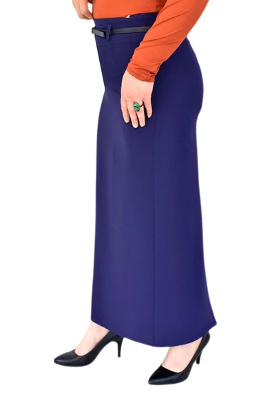 Kadın Uzun Kalem Etek Kapalı Yırtmaç-2019 BGL-ST02973 - Resim 12