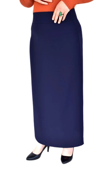 Kadın Uzun Kalem Etek Kapalı Yırtmaç-2019 BGL-ST02973 - Resim 8