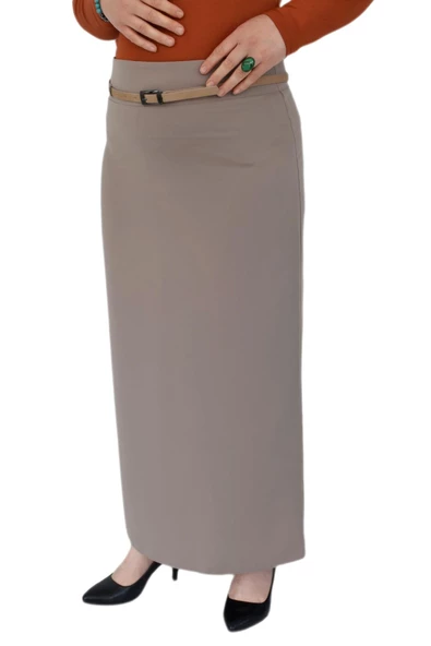 Kadın Uzun Kalem Etek Kapalı Yırtmaç-2019 BGL-ST02973 - Resim 10