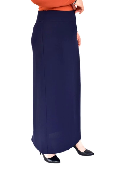 Kadın Uzun Kalem Etek Kapalı Yırtmaç-2019 BGL-ST02973 - Resim 3