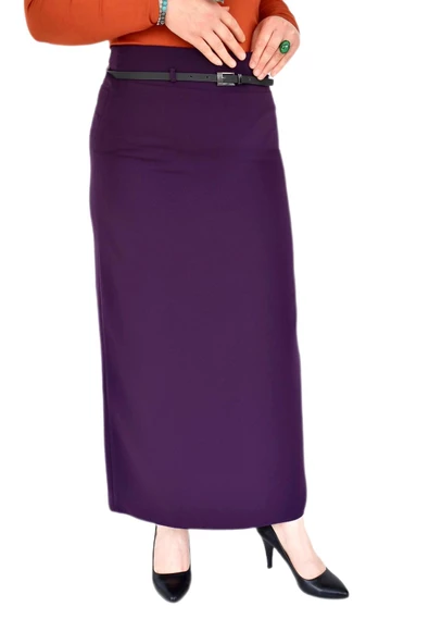 Kadın Uzun Kalem Etek Kapalı Yırtmaç-2019 BGL-ST02973 - Resim 7