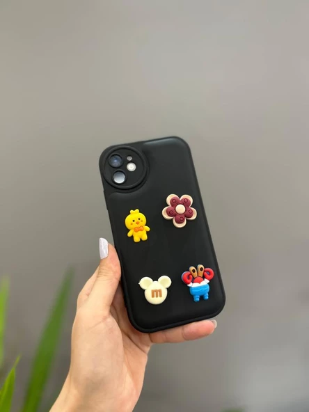 Iphone 11 Uyumlu Sevimli Ayıcıklı Puf Kılıf - 7