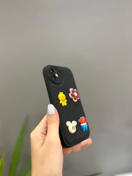 Iphone 11 Uyumlu Sevimli Ayıcıklı Puf Kılıf - 8