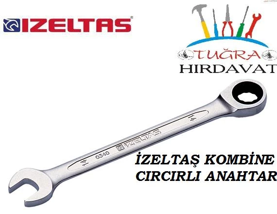 İzeltaş Cırcırlı Kombine Anahtar 17 mm