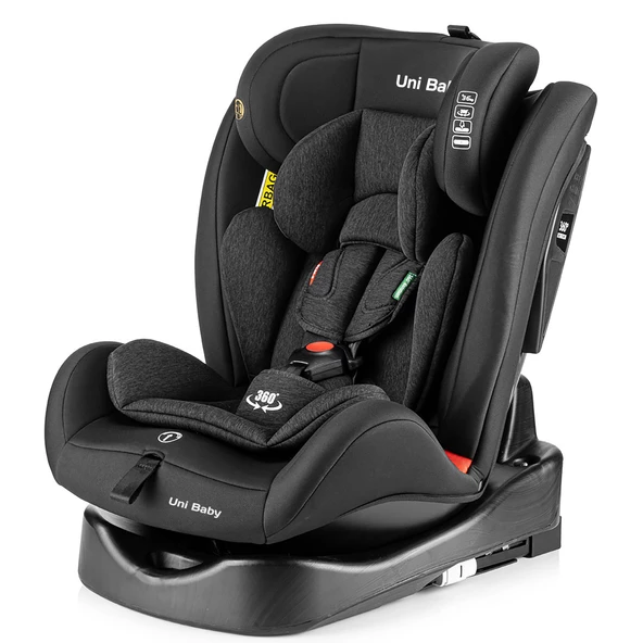 Uni Baby GoldenFix 0-36 kg 360 ° Dönebilen  Top Tether'lı İsofix'li Oto Koltuğu - 2