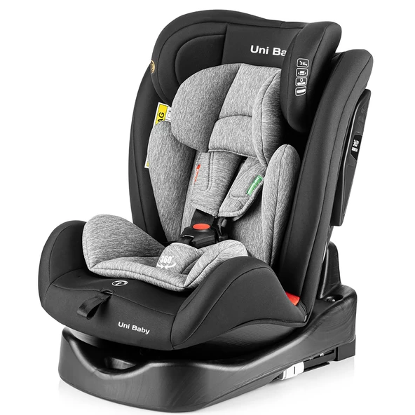 Uni Baby GoldenFix 0-36 kg 360 ° Dönebilen  Top Tether'lı İsofix'li Oto Koltuğu - 3