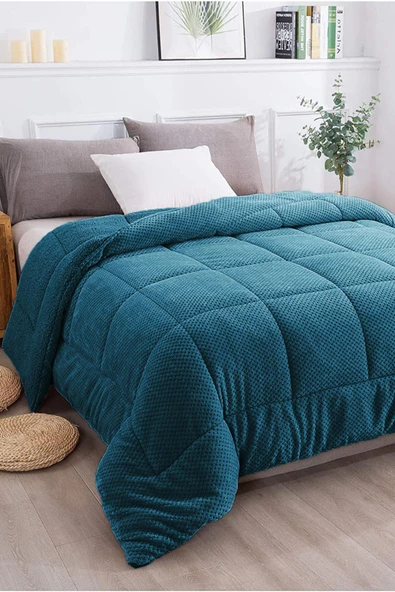 Ultra Yumuşak Çift Taraflı Wellsoft Peluş Yorgan Çift Kişilik Yıkanabilir (Battaniye / Nevresim) 200x220 cm - 6