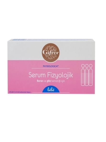 Gifrer Serum Fizyolojik 5 ml x 20 Flakon