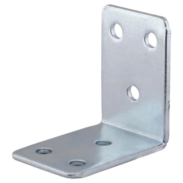 Mobilya Eşya Dolap Yatak Duvara Sabitleme Köşebent Bağlantı Aparatı L Demiri Gönye 45x45x30 Mm (5 ADET) - 4