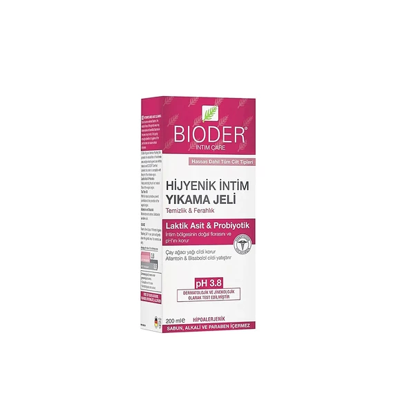 Bioder Hijyenik İntim Yıkama Jeli 200ml