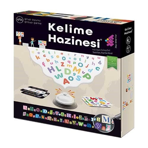 Kelime Hazinesi Zeka ve Akıl Oyunu 6+ Yaş 2+ Oyuncu