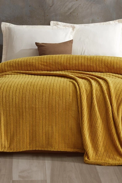 Comfy | Çizgili Wellsoft Tek Kişilik Battaniye - 6