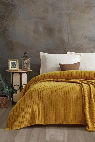 Comfy | Çizgili Wellsoft Tek Kişilik Battaniye - 5