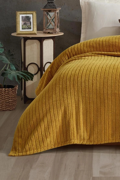 Comfy | Çizgili Wellsoft Tek Kişilik Battaniye - 7