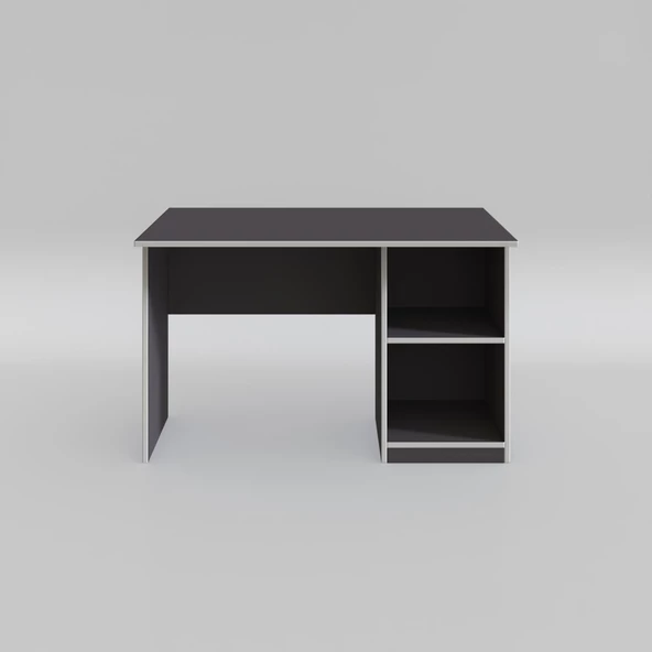 Kenzlife ofis masası miyamoto gri sağ 75*160*80 raflı dolap bilgisayar çalışma masası - 3