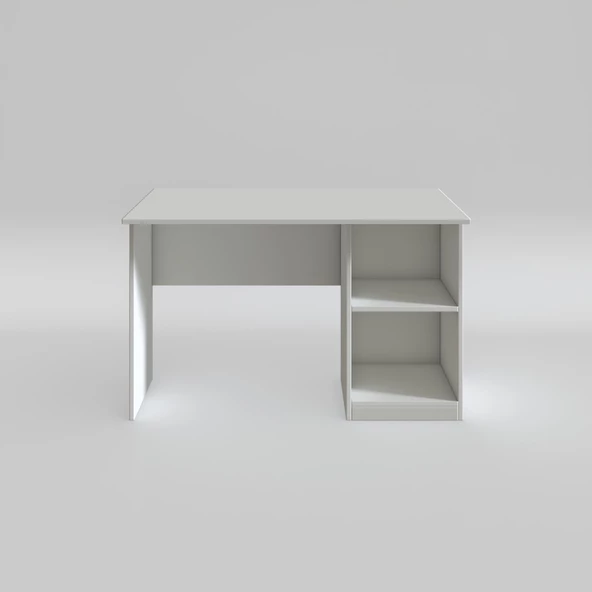 Kenzlife ofis masası yoko ono byz sağ 75*120*60 raflı dolap eşkenar bilgisayar çalışma masası - 3
