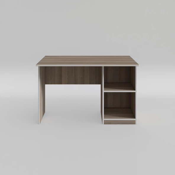 Kenzlife ofis masası yoko ono crd sağ 75*150*60 raflı dolap eşkenar bilgisayar çalışma masası - 3