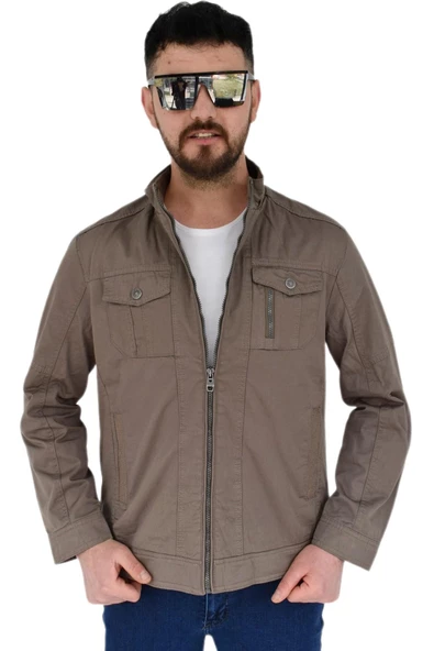 Erkek Büyük Beden Spor Mevsimlik Mont 8004 BT BGL-ST02707 - Resim 6