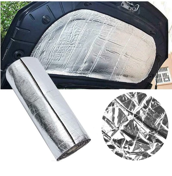 Araç-Karavan Yalıtım  Folyolu Isı Yalıtım Kauçuk Levhası 120x200 cm Yapışkanlı - 4