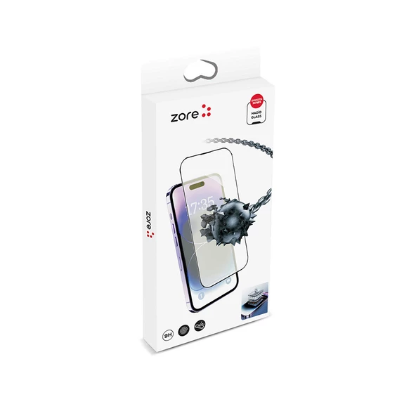 Vendas iPhone 14 Pro Max Uyumlu Hadid Serisi Hizalama Aparatlı Hardness Tempered Cam Ekran Koruyucu - 10