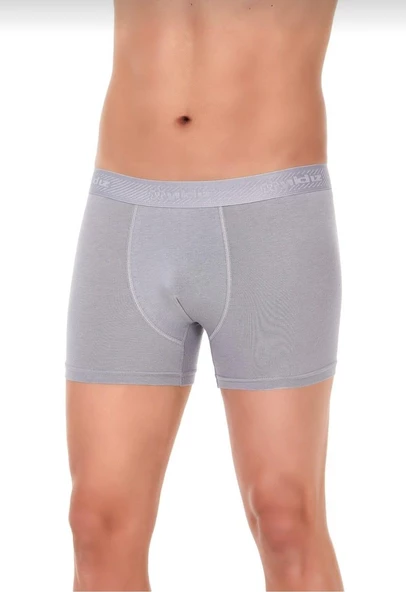 YILDIZ 41 ERKEK MODAL LİKRALI BOXER GRİ 6 ADET  2XL GRİ