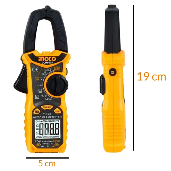 Ingco DC/AC Dijital Pensampermetre DCM6003 - 3