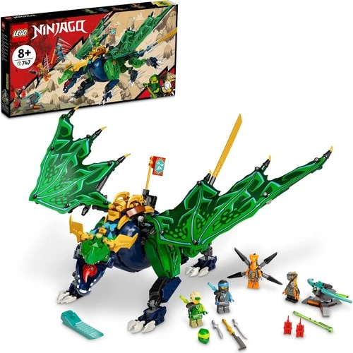 LEGO Ninjago® Lloyd’un Efsanevi Ejderhası 71766 - 8 Yaş ve Üzeri İçin Ninja Oyuncağı İçeren Oyuncak Yapım Seti (747 Parça)