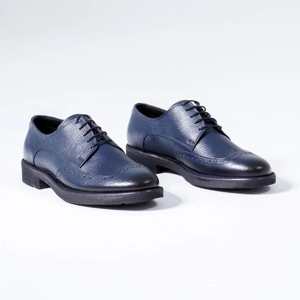 Hakiki Deri Erkek Klasik Ayakkabı Bağcıklı Oxford Ayakkabı - 10