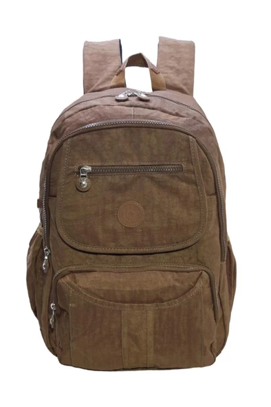 Unisex Sırt Çantası Okul Üniversite Lise Ortaokul Seyehat Sırt Çantası Klinkır Kumaş Çok Cepli - 8