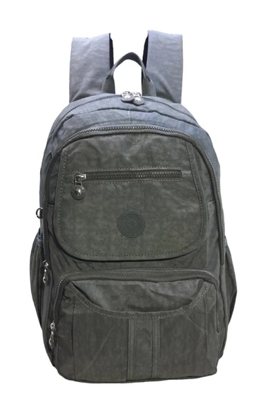 Unisex Sırt Çantası Okul Üniversite Lise Ortaokul Seyehat Sırt Çantası Klinkır Kumaş Çok Cepli - 4