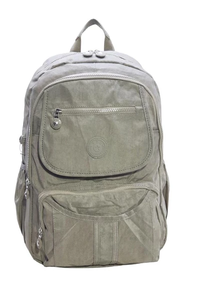 Unisex Sırt Çantası Okul Üniversite Lise Ortaokul Seyehat Sırt Çantası Klinkır Kumaş Çok Cepli - 12