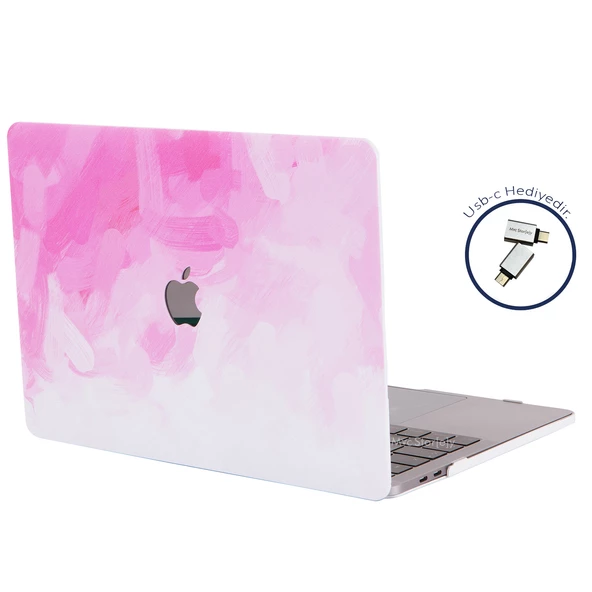 Macbook Air Kılıf 13.6 inç M2-M3-M4 Paint02 (13.6” Air) A2681 A3113 A3240 ile Uyumlu - 6