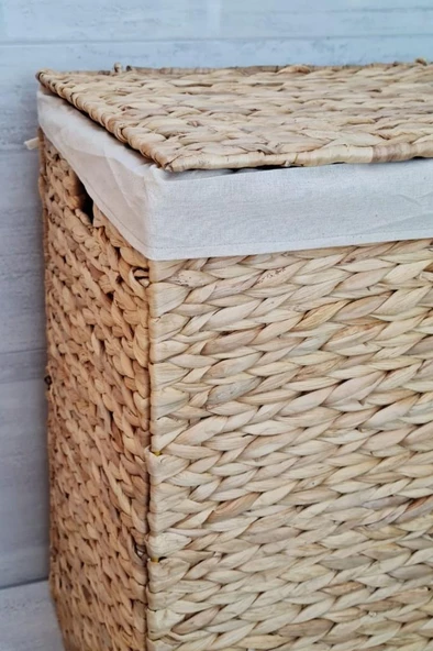 Digithome Dikdörtgen Katlanabilir Hasır Bambu Kirli Çamaşır Sepeti Cl-11046 C1-1-121 - 7