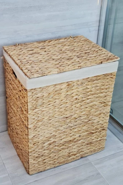 Digithome Dikdörtgen Katlanabilir Hasır Bambu Kirli Çamaşır Sepeti Cl-11046 C1-1-121 - 3