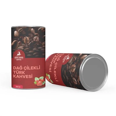 Addis Ababa Coffee Dağ Çilekli Türk Kahvesi , Aromalı Türk Kahvesi  250 gr - 2
