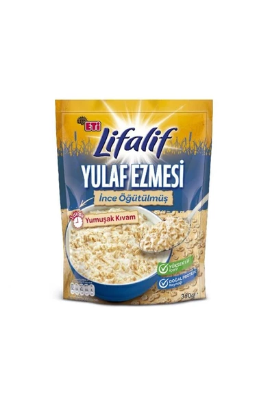 Eti Lifalif İnce Öğütülmüş 350 gr Yulaf Ezmesi