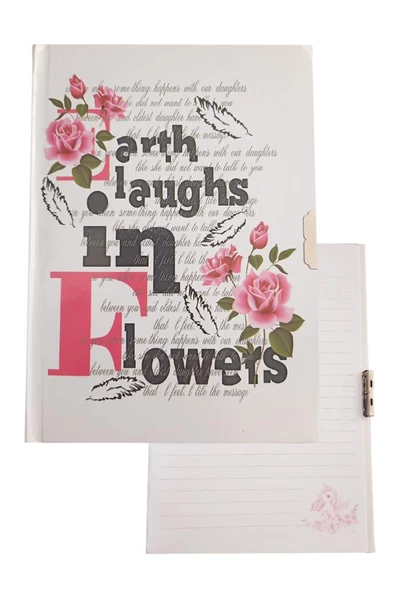 Hatıra Defteri Kilitli Kız Modeli Günlük Defteri 1 Adet Mcolor Sert Kapak Çizgili 14x20 cm Anı Defteri - 2