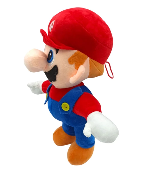 Süper Mario Oyuncakları Peluş Süper Mario Luigi Karakteri Büyük Boy Peluş 40cm. - 3
