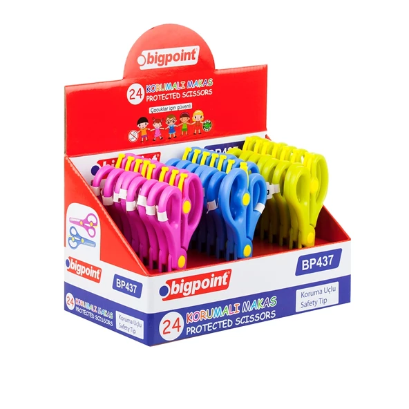 Bigpoint Yaylı ve Korumalı Okul Makası 48'li Paket - 3