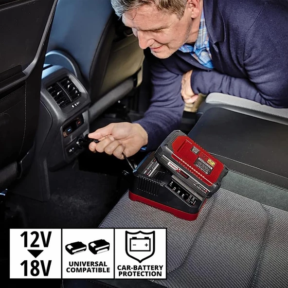 Einhell Power X-Car 3A Şarj Cihazı Oto - 4512113 - 2