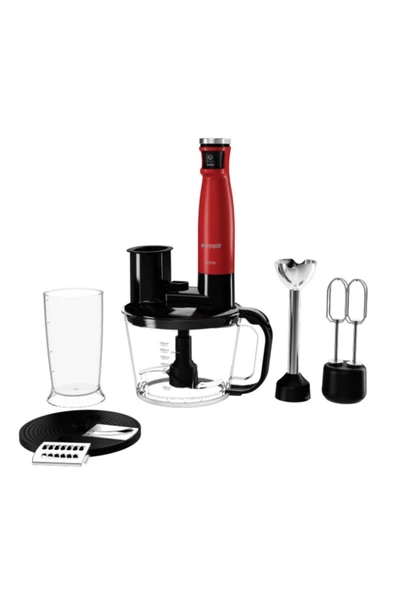 Arçelik RHB 6050 K Resital Kırmızı 1500 W Blender Set