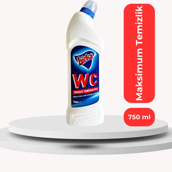 Birka WC Tuvalet Temizleyici 750 ml. (Kireç ve Sarı Leke Temizleyicisi)